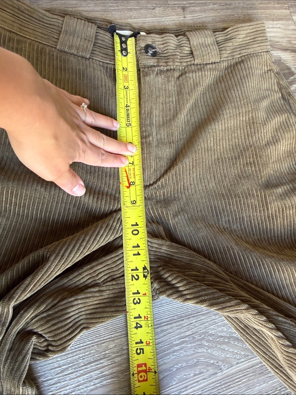 Everlane Women’s Corduroy Olive Green Organic Cotton Pants Size: 6 - Picture 7 of 11